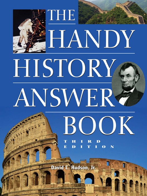 Title details for The Handy History Answer Book by David L Hudson - Available